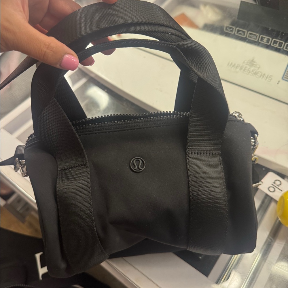 Lululemon Black Mini Tote Bag